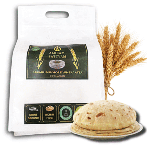 Premium Sharbati Wheat Flour – Stone-Ground Goodness