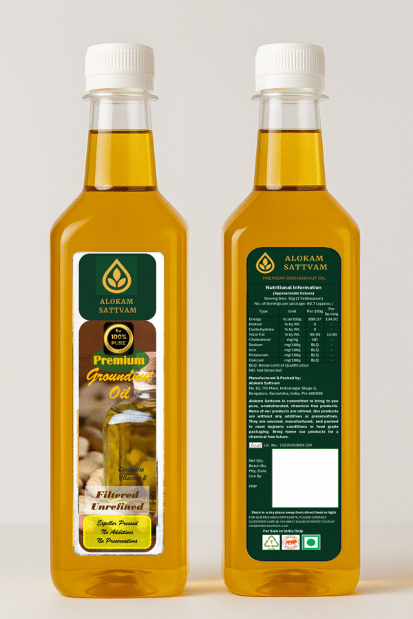 Premium Groundnut Oil – Nutty Aroma, Healthy Heart