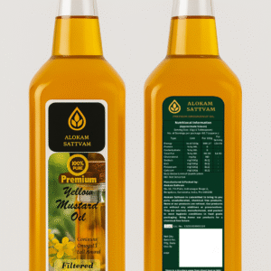 Premium Yellow Mustard Oil – Omega-3 Rich & Flavorful