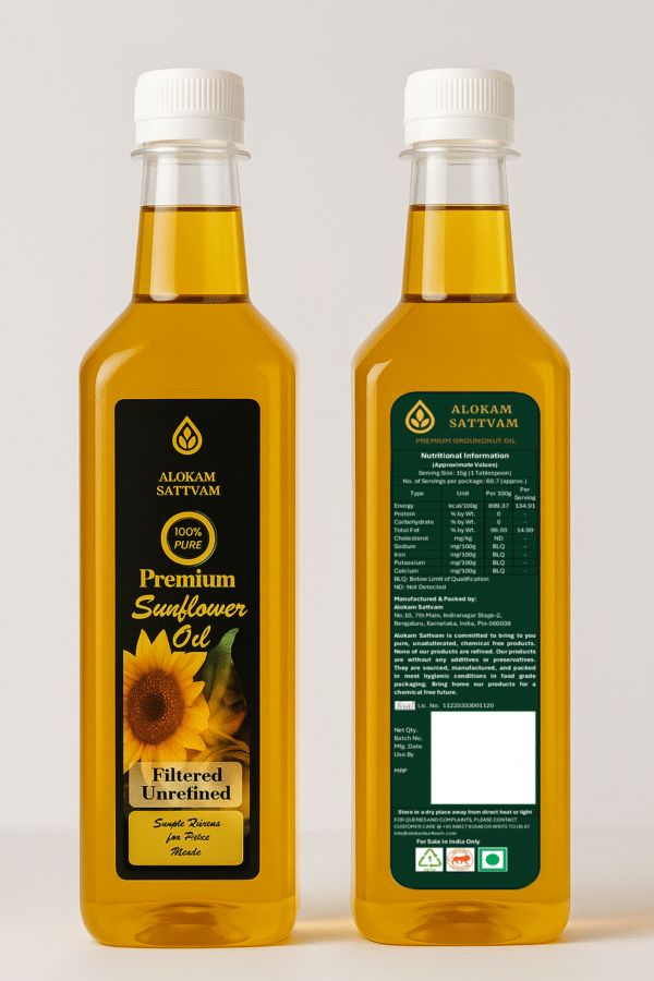 Premium Sunflower Oil – Light, Versatile & Vitamin E Rich