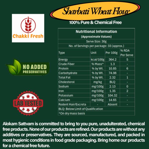 Premium Sharbati Wheat Flour – Stone-Ground Goodness - Image 4