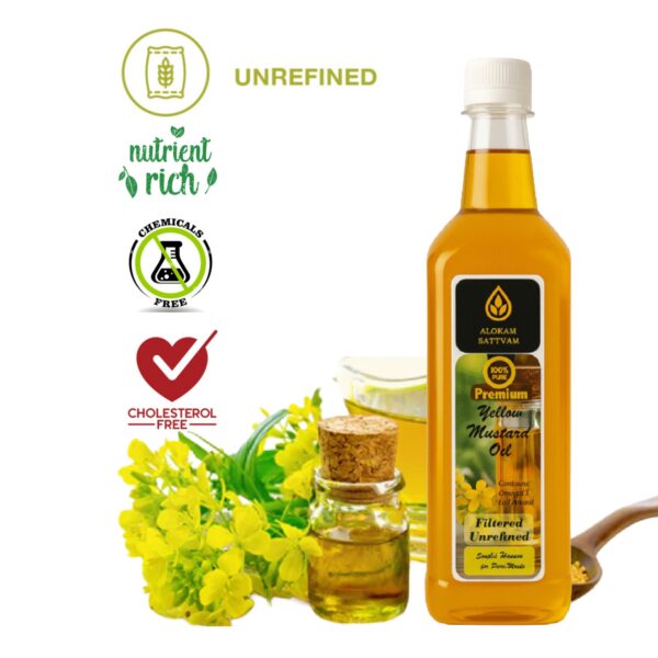 Premium Yellow Mustard Oil – Omega-3 Rich & Flavorful - Image 2