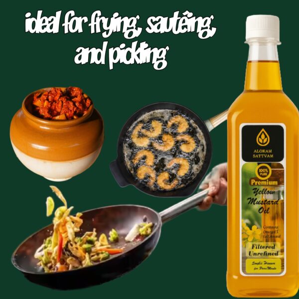 Premium Yellow Mustard Oil – Omega-3 Rich & Flavorful - Image 4