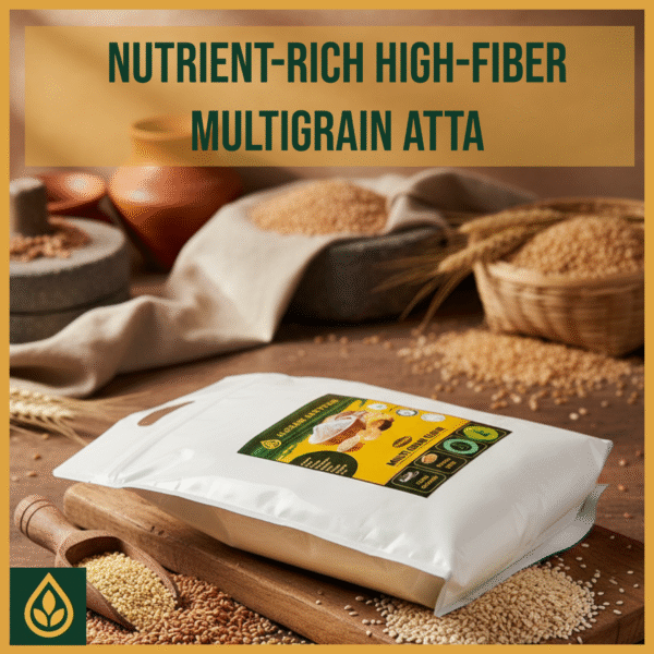 Alokam Sattvam Premium Multi Grain Flour – High Protein, High Fiber Atta 5Kg - Image 6