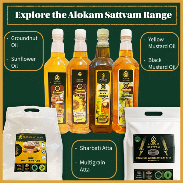 Alokam Sattvam Premium Multi Grain Flour – High Protein, High Fiber Atta 5Kg - Image 9